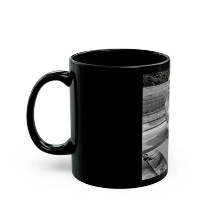 Greta Thyssen #102 (Vintage Female Icon) Black Coffee Mug - Go Mug Yourself