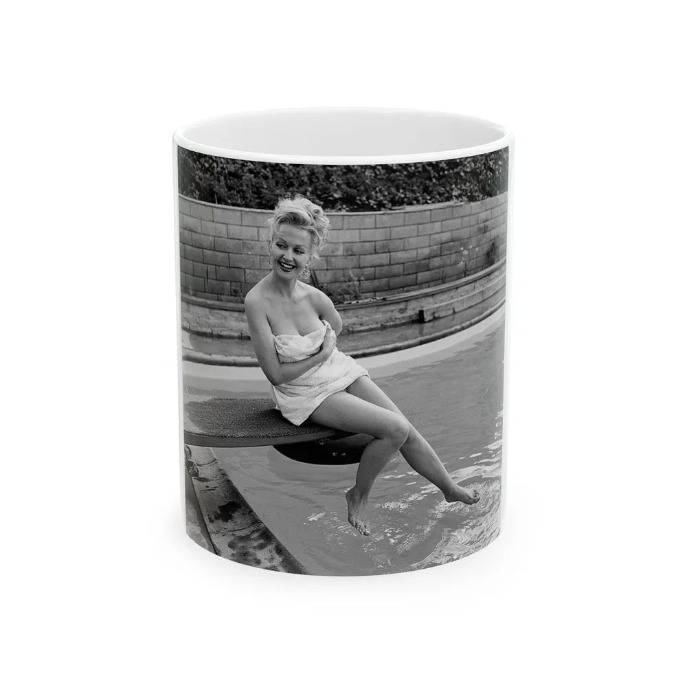 Greta Thyssen #102 (Vintage Female Icon) White Coffee Mug-11oz-Go Mug Yourself