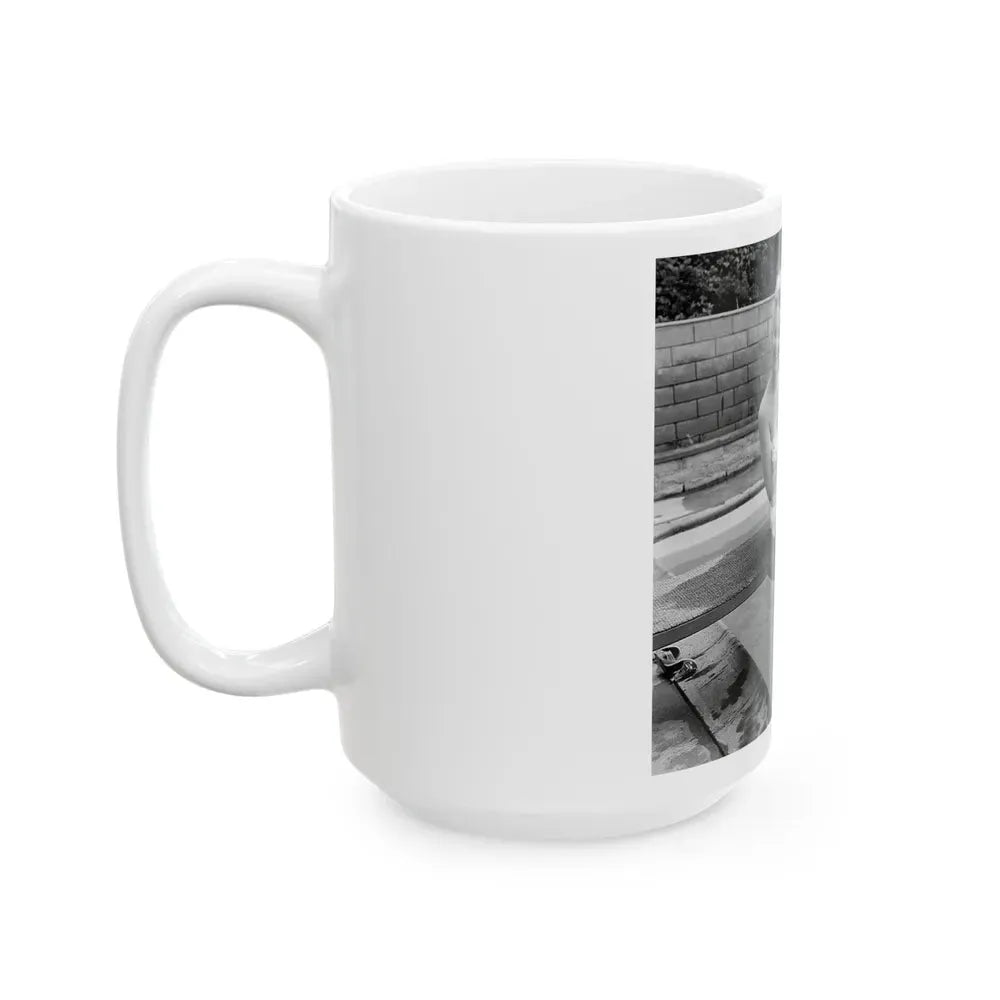 Greta Thyssen #102 (Vintage Female Icon) White Coffee Mug - Go Mug Yourself