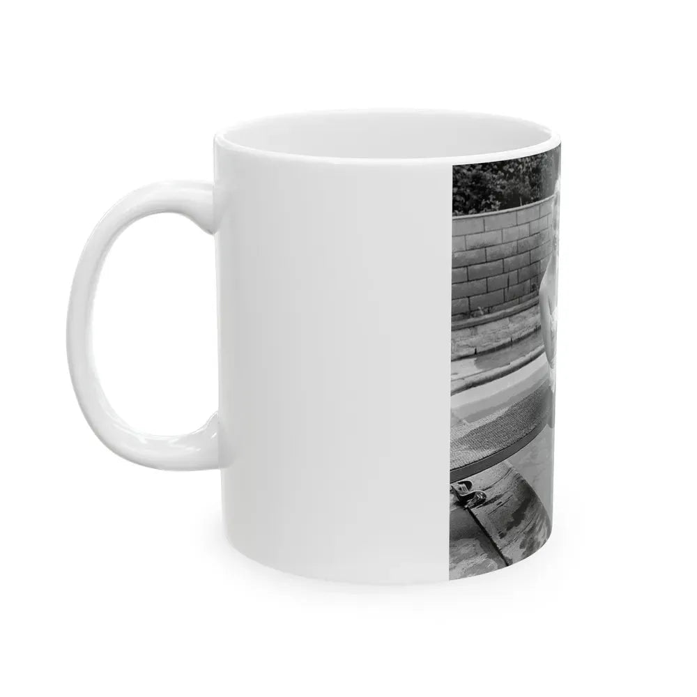 Greta Thyssen #102 (Vintage Female Icon) White Coffee Mug - Go Mug Yourself