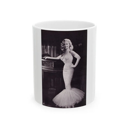 Greta Thyssen #111 (Vintage Female Icon) White Coffee Mug-11oz-Go Mug Yourself