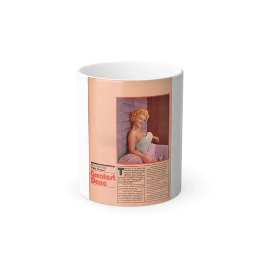 Greta Thyssen #117 (Vintage Female Icon) Color Changing Mug 11oz 11oz - Go Mug Yourself