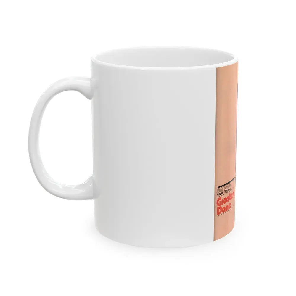 Greta Thyssen #117 (Vintage Female Icon) White Coffee Mug - Go Mug Yourself