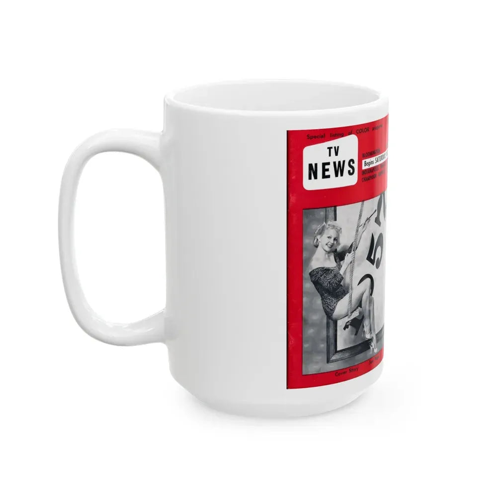 Greta Thyssen #118 (Vintage Female Icon) White Coffee Mug - Go Mug Yourself