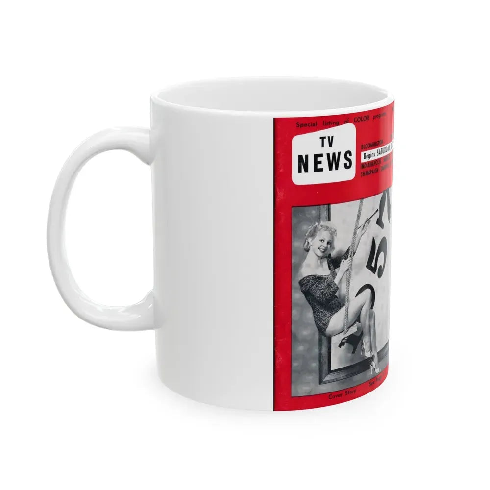 Greta Thyssen #118 (Vintage Female Icon) White Coffee Mug - Go Mug Yourself