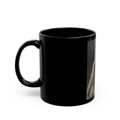 Greta Thyssen #120 - Gala Mag. January '53 - 1 B&W Photo (Vintage Female Icon) Black Coffee Mug - Go Mug Yourself