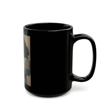 Greta Thyssen #120 - Gala Mag. January '53 - 1 B&W Photo (Vintage Female Icon) Black Coffee Mug - Go Mug Yourself