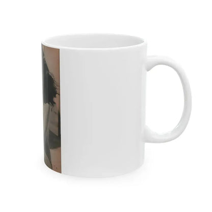 Greta Thyssen #120 - Gala Mag. January '53 - 1 B&W Photo (Vintage Female Icon) White Coffee Mug - Go Mug Yourself