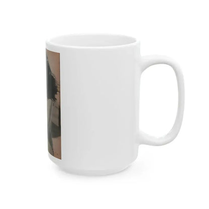 Greta Thyssen #120 - Gala Mag. January '53 - 1 B&W Photo (Vintage Female Icon) White Coffee Mug - Go Mug Yourself