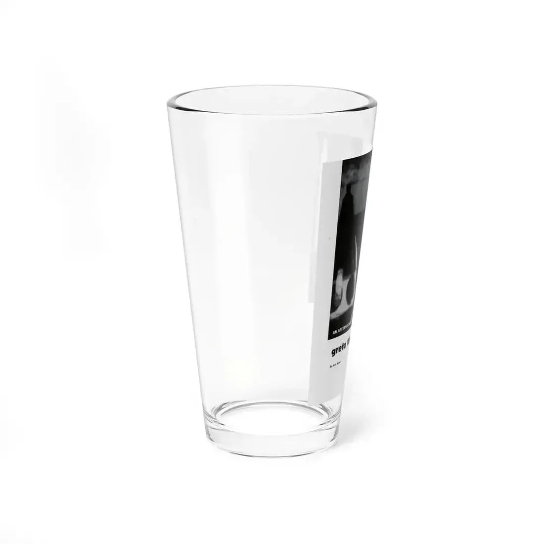 Greta Thyssen #126 - 1 Page with, 1 B&W Photo & Paragraph from Modern Man Mag. April '57 (Vintage Female Icon) Pint Glass 16oz - Go Mug Yourself