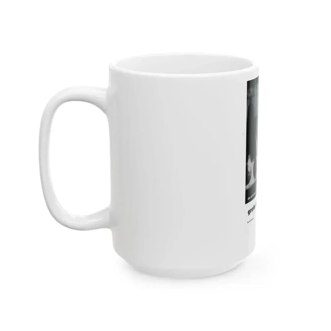 Greta Thyssen #126 - 1 Page with, 1 B&W Photo & Paragraph from Modern Man Mag. April '57 (Vintage Female Icon) White Coffee Mug - Go Mug Yourself