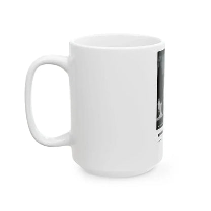 Greta Thyssen #126 - 1 Page with, 1 B&W Photo & Paragraph from Modern Man Mag. April '57 (Vintage Female Icon) White Coffee Mug - Go Mug Yourself