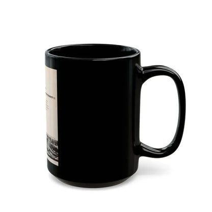Greta Thyssen #131 - 1 Page 3 B&W Photos (Vintage Female Icon) Black Coffee Mug - Go Mug Yourself