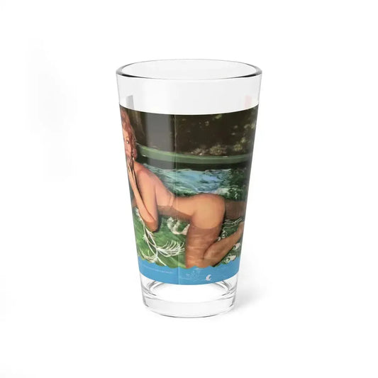 Greta Thyssen #133 - 1 Color Centerfold from Jem Mag. May '57 (Vintage Female Icon) Pint Glass 16oz 16oz - Go Mug Yourself
