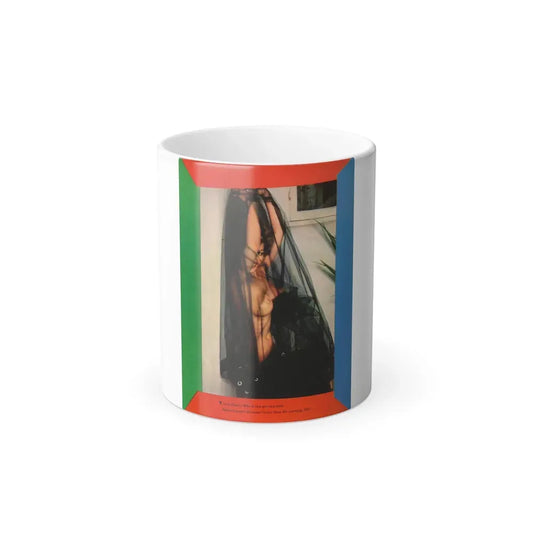 Greta Thyssen #134 - 1 Page 1 Color Photo (Vintage Female Icon) Color Changing Mug 11oz 11oz - Go Mug Yourself