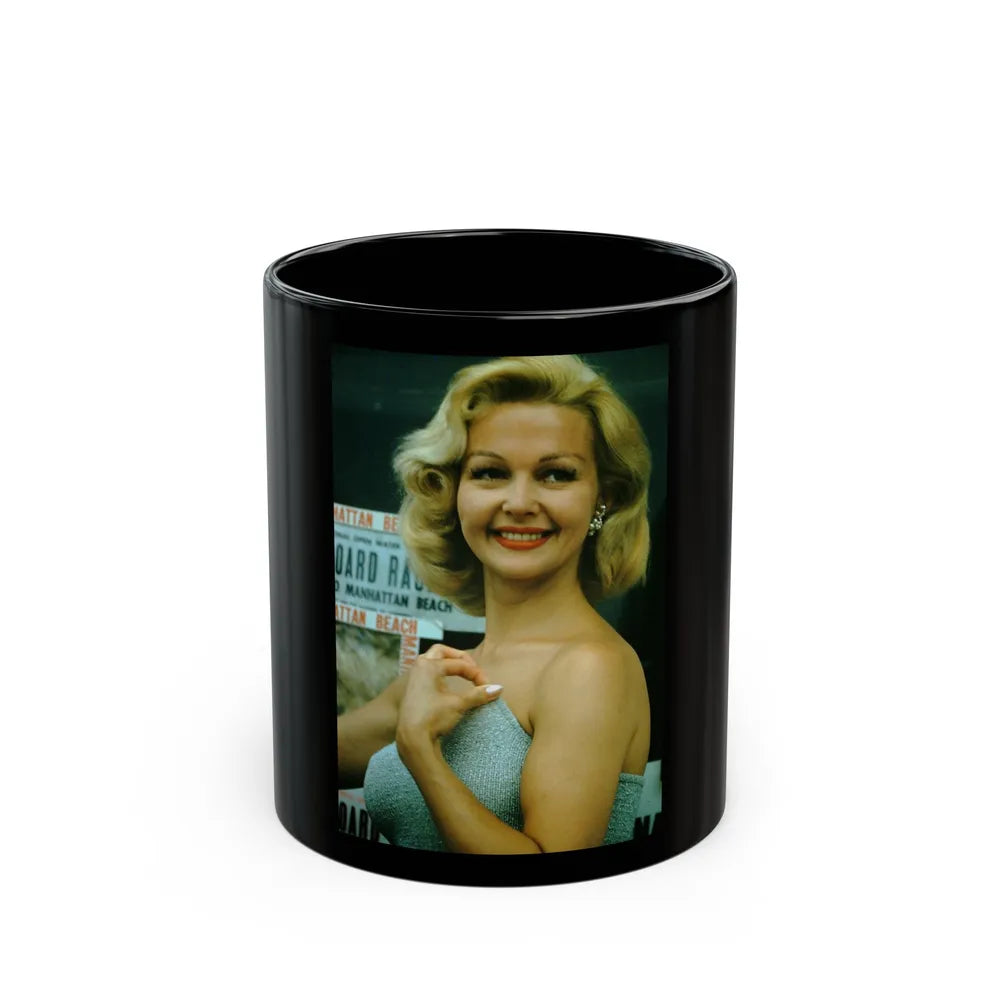 Greta Thyssen #153 (Vintage Female Icon) Black Coffee Mug-11oz-Go Mug Yourself