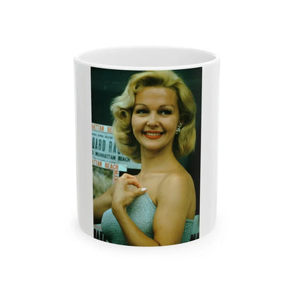 Greta Thyssen #153 (Vintage Female Icon) White Coffee Mug-11oz-Go Mug Yourself