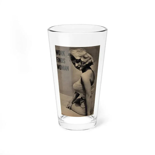 Greta Thyssen #156 - Pages 1 of 5 with, 1 B&W Photo from Xcitement Digest Mag. June '57 (Vintage Female Icon) Pint Glass 16oz 16oz - Go Mug Yourself