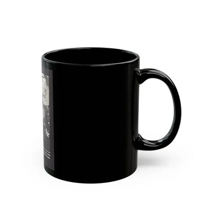 Greta Thyssen #160 - 1 Full Page B&W Photo on Page 38 from BOLD Pocket Mag. Feb. '59 (Vintage Female Icon) Black Coffee Mug - Go Mug Yourself