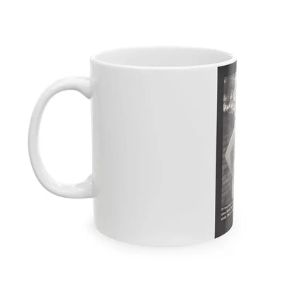 Greta Thyssen #160 - 1 Full Page B&W Photo on Page 38 from BOLD Pocket Mag. Feb. '59 (Vintage Female Icon) White Coffee Mug - Go Mug Yourself