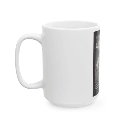 Greta Thyssen #160 - 1 Full Page B&W Photo on Page 38 from BOLD Pocket Mag. Feb. '59 (Vintage Female Icon) White Coffee Mug - Go Mug Yourself