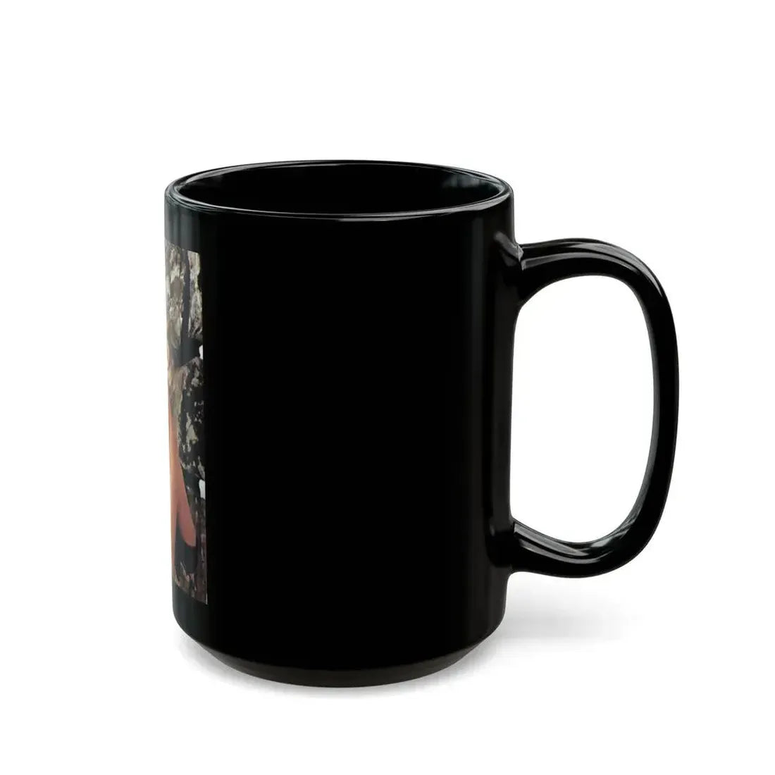 Greta Thyssen #27 - Topless (Vintage Female Icon) Black Coffee Mug - Go Mug Yourself