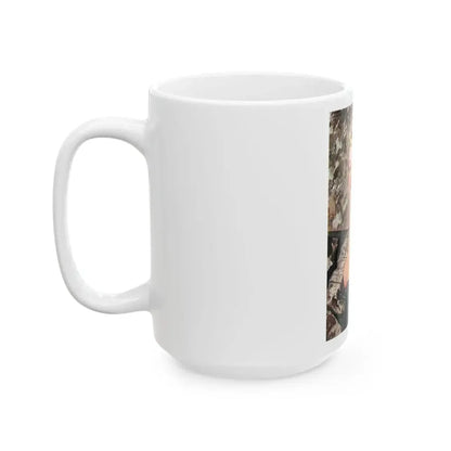 Greta Thyssen #27 - Topless (Vintage Female Icon) White Coffee Mug - Go Mug Yourself