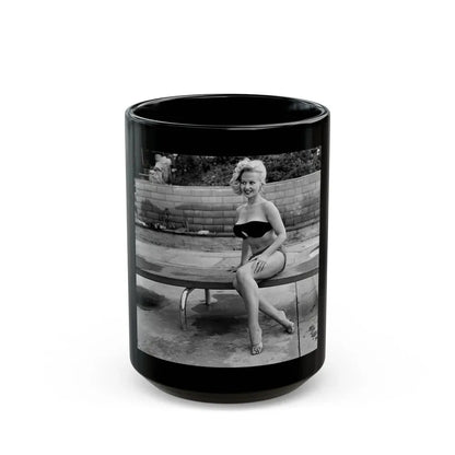 Greta Thyssen #50 (Vintage Female Icon) Black Coffee Mug 15oz - Go Mug Yourself