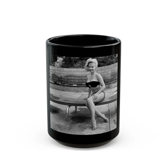 Greta Thyssen #50 (Vintage Female Icon) Black Coffee Mug 15oz - Go Mug Yourself