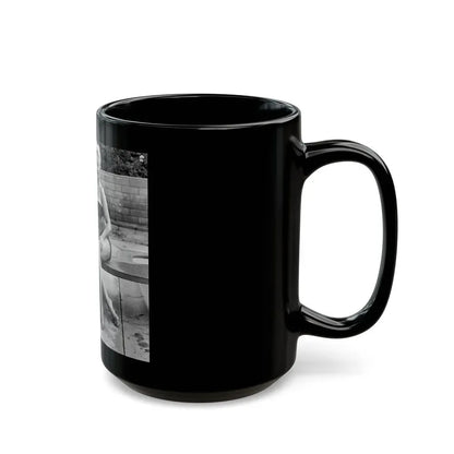 Greta Thyssen #50 (Vintage Female Icon) Black Coffee Mug - Go Mug Yourself