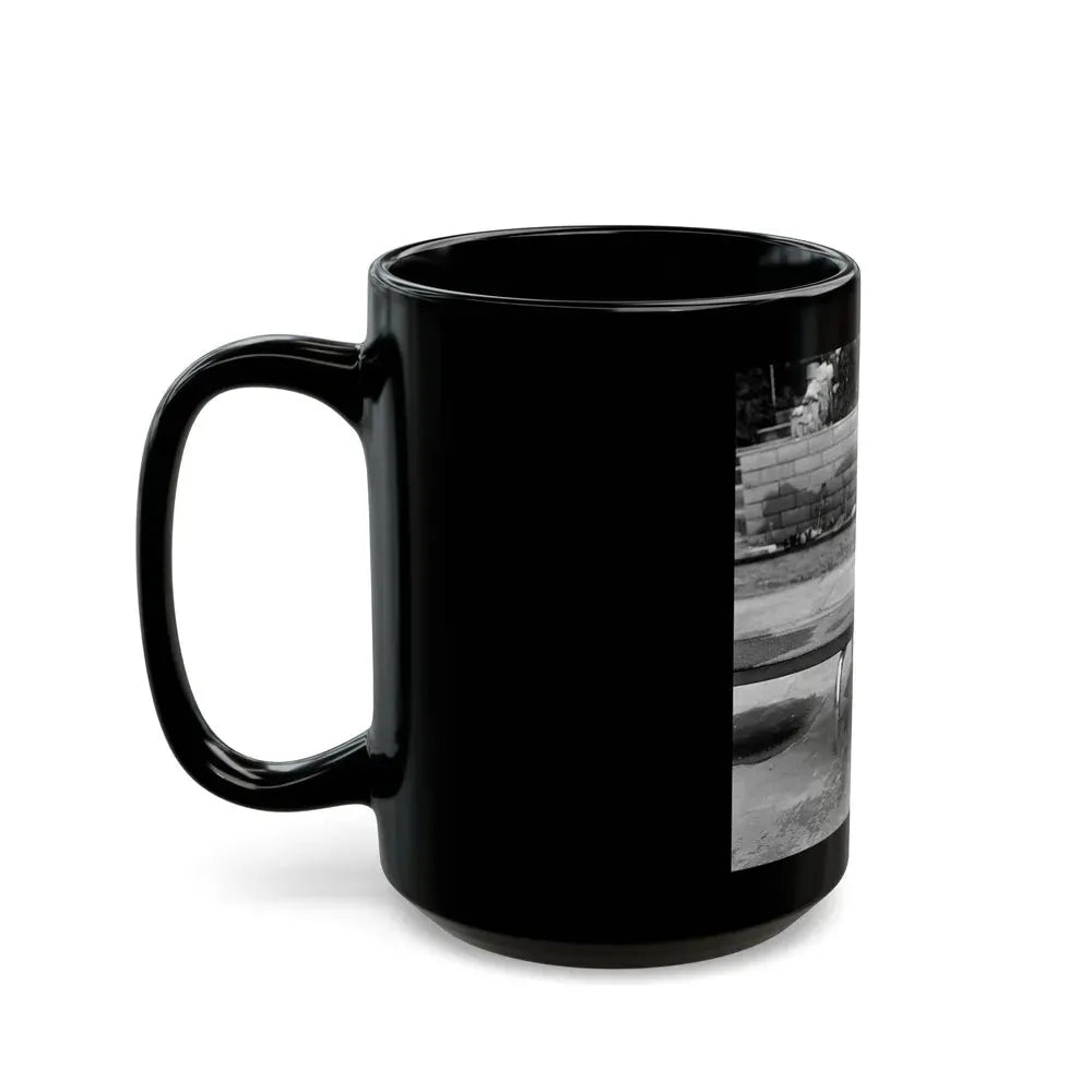Greta Thyssen #50 (Vintage Female Icon) Black Coffee Mug - Go Mug Yourself