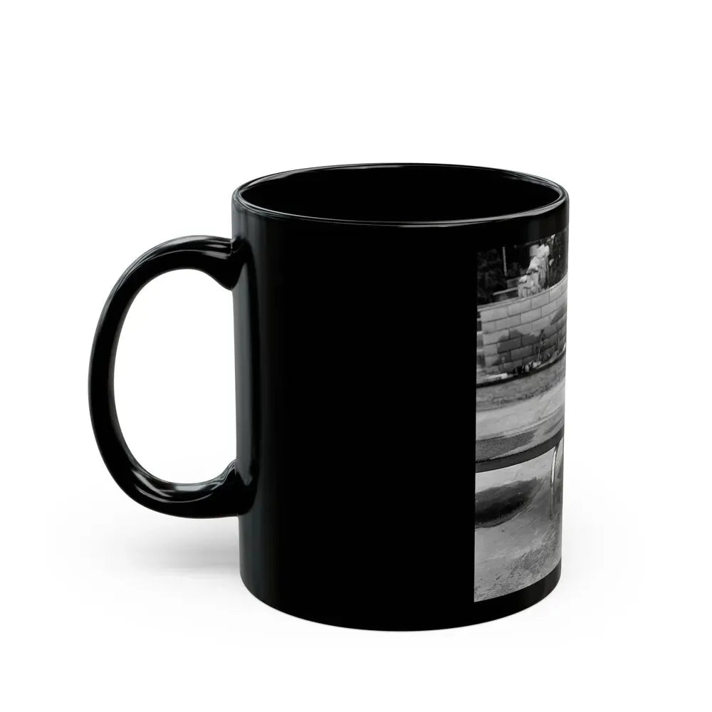 Greta Thyssen #50 (Vintage Female Icon) Black Coffee Mug - Go Mug Yourself