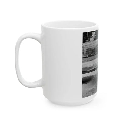 Greta Thyssen #50 (Vintage Female Icon) White Coffee Mug - Go Mug Yourself