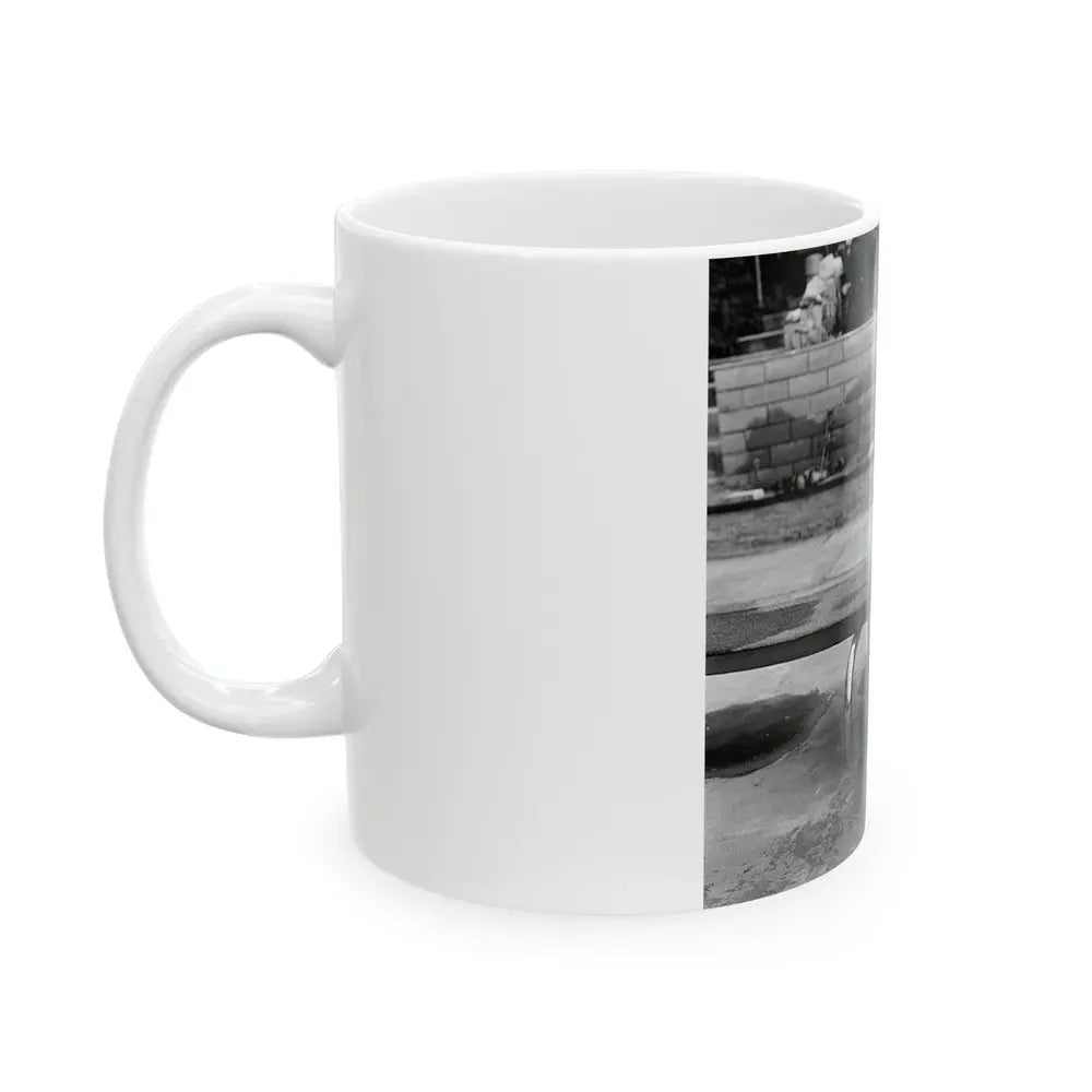 Greta Thyssen #50 (Vintage Female Icon) White Coffee Mug - Go Mug Yourself