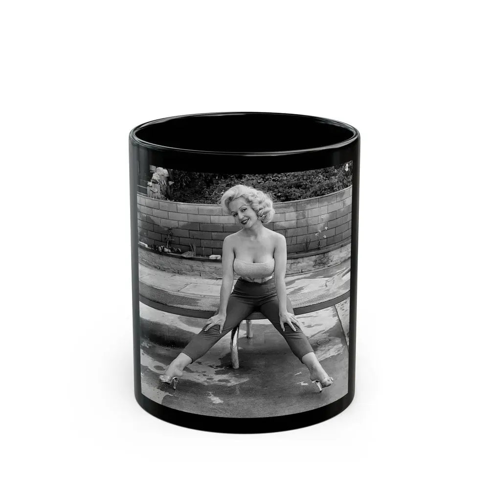 Greta Thyssen #51 (Vintage Female Icon) Black Coffee Mug 11oz - Go Mug Yourself