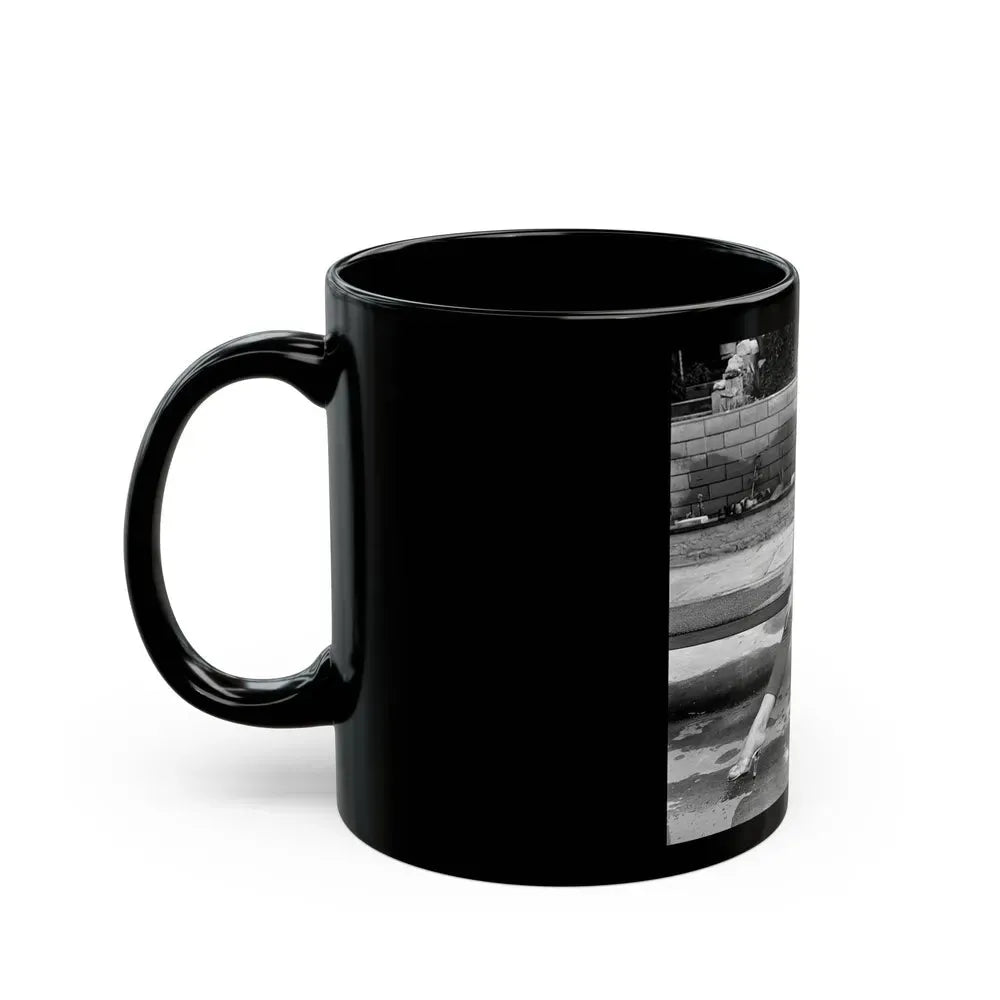 Greta Thyssen #51 (Vintage Female Icon) Black Coffee Mug - Go Mug Yourself