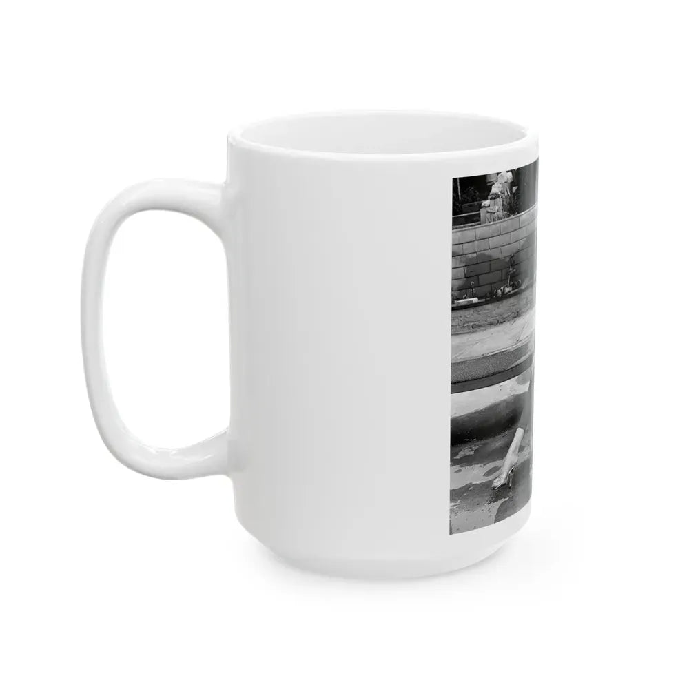 Greta Thyssen #51 (Vintage Female Icon) White Coffee Mug - Go Mug Yourself