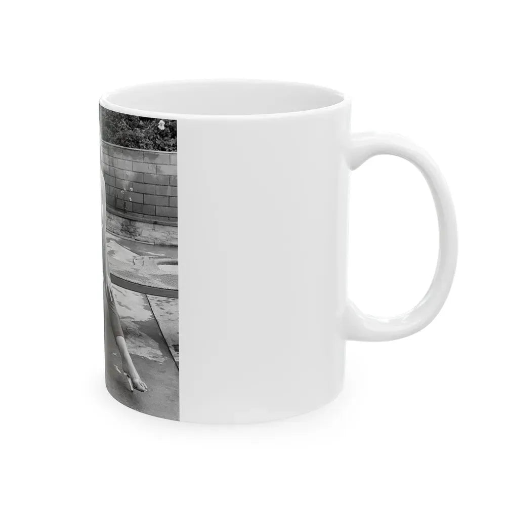 Greta Thyssen #51 (Vintage Female Icon) White Coffee Mug - Go Mug Yourself