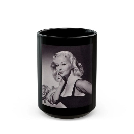Greta Thyssen #54 (Vintage Female Icon) Black Coffee Mug 15oz - Go Mug Yourself