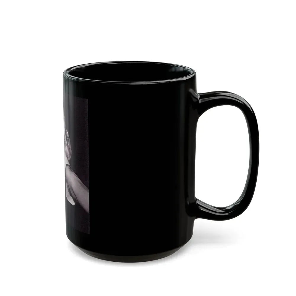 Greta Thyssen #54 (Vintage Female Icon) Black Coffee Mug - Go Mug Yourself