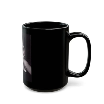 Greta Thyssen #54 (Vintage Female Icon) Black Coffee Mug - Go Mug Yourself