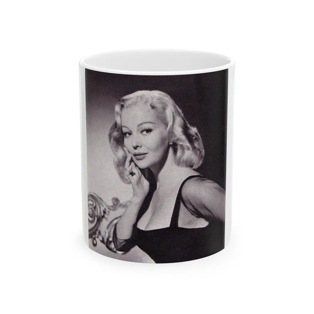 Greta Thyssen #54 (Vintage Female Icon) White Coffee Mug-11oz-Go Mug Yourself