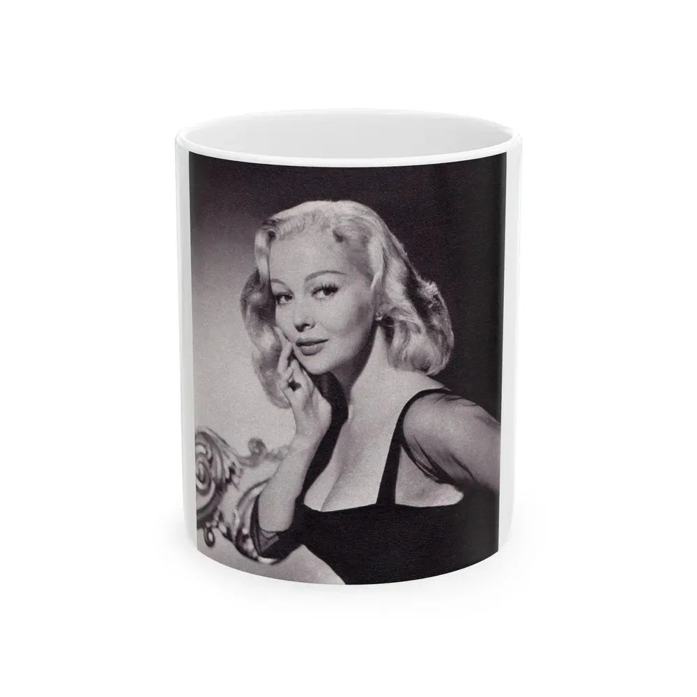 Greta Thyssen #54 (Vintage Female Icon) White Coffee Mug 11oz - Go Mug Yourself