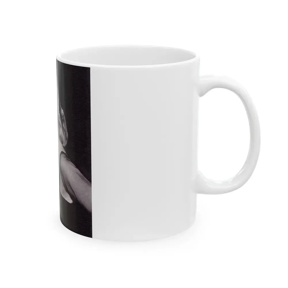 Greta Thyssen #54 (Vintage Female Icon) White Coffee Mug - Go Mug Yourself