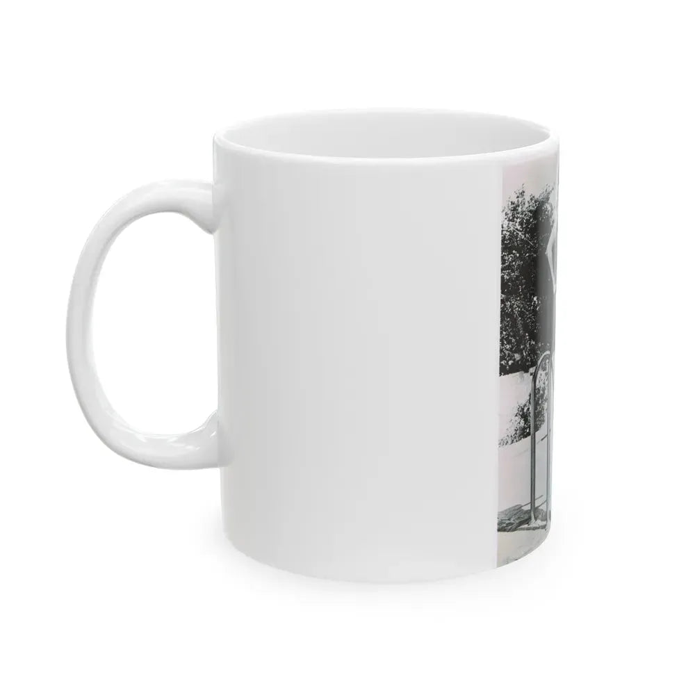 Greta Thyssen #55 (Vintage Female Icon) White Coffee Mug - Go Mug Yourself