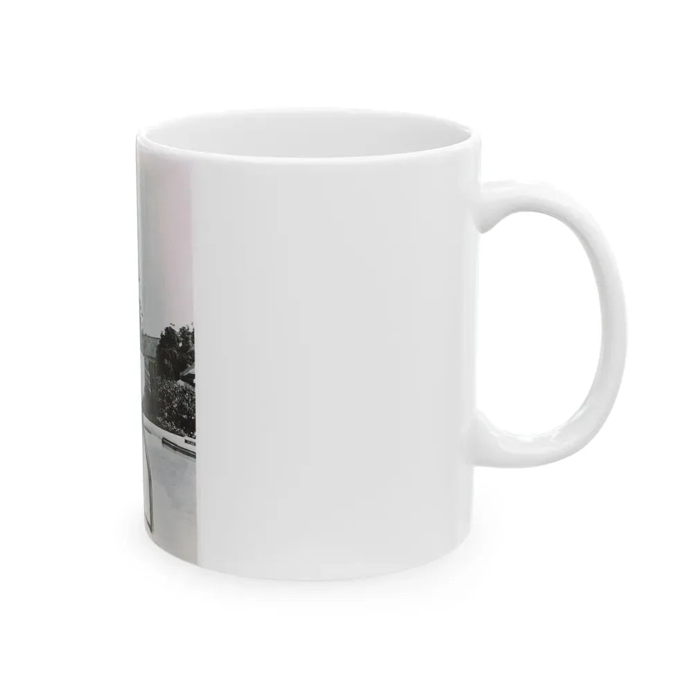 Greta Thyssen #55 (Vintage Female Icon) White Coffee Mug - Go Mug Yourself