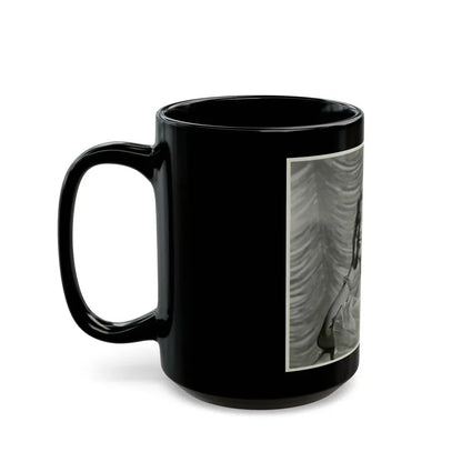 Greta Thyssen #56 (Vintage Female Icon) Black Coffee Mug - Go Mug Yourself