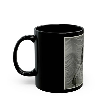Greta Thyssen #56 (Vintage Female Icon) Black Coffee Mug - Go Mug Yourself