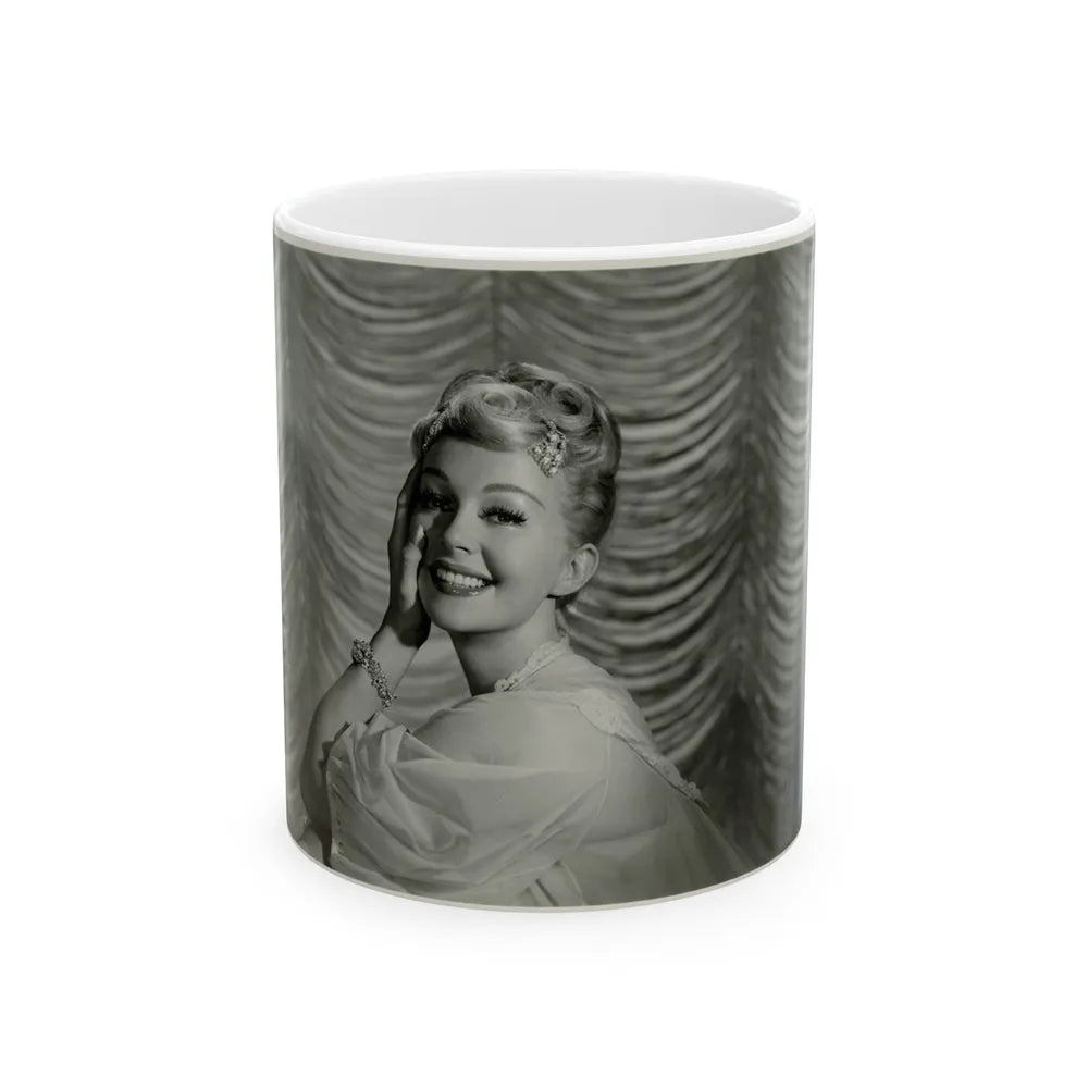 Greta Thyssen #56 (Vintage Female Icon) White Coffee Mug-11oz-Go Mug Yourself