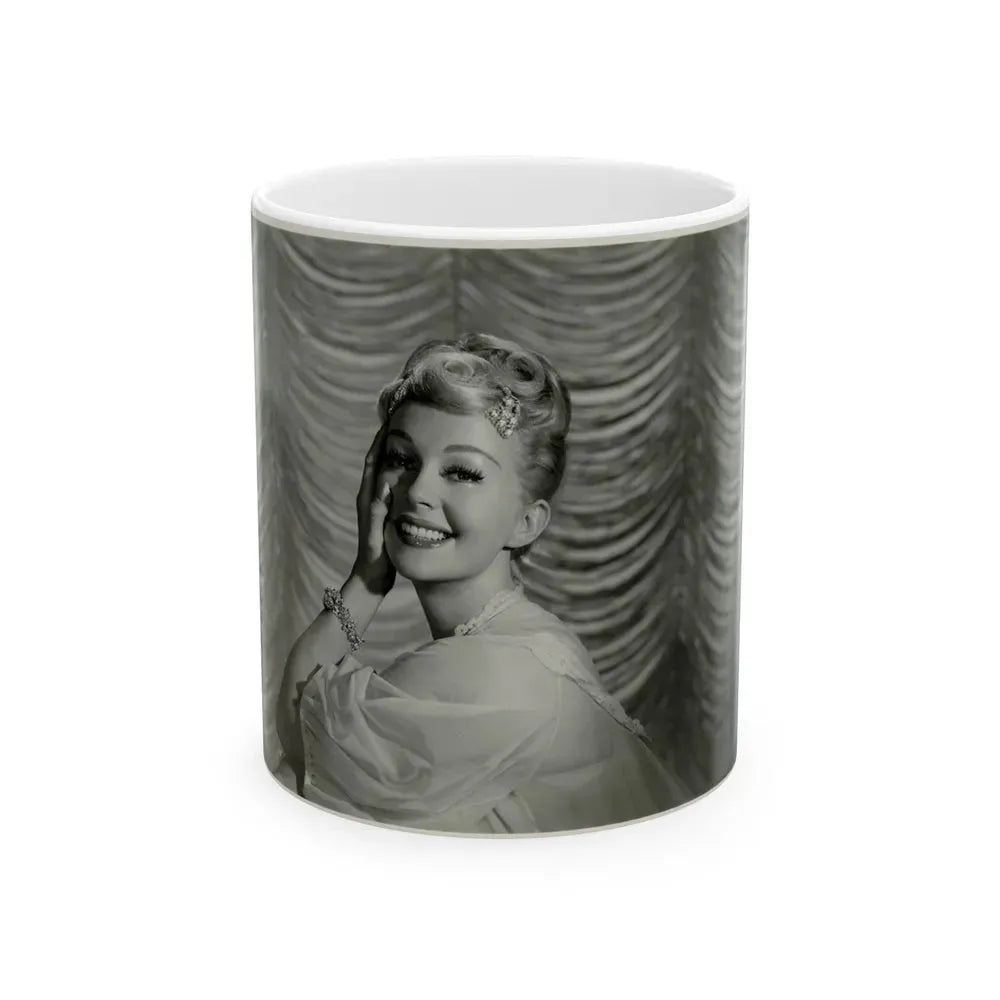 Greta Thyssen #56 (Vintage Female Icon) White Coffee Mug 11oz - Go Mug Yourself